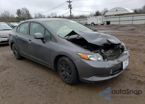 2012 Honda Civic Lx z USA, uszkodzony, nr VIN 2HGFB2F54CH610617